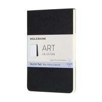 Art Sketch Pad Album MOLESKINE P (9x14 cm), 48 stron, czarny, Notatniki, Zeszyty i bloki