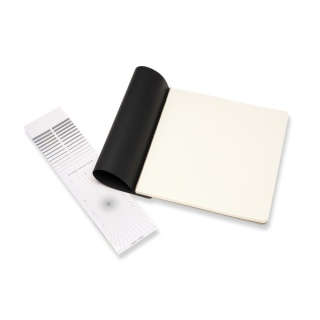 Art Sketch Pad Album MOLESKINE Square (19x19 cm), 48 stron, czarny, Notatniki, Zeszyty i bloki