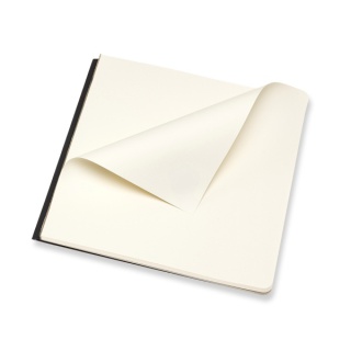 Art Sketch Pad Album MOLESKINE Square (19x19 cm), 48 stron, czarny, Notatniki, Zeszyty i bloki