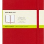 Notes MOLESKINE Classic L (13x21cm) gładki, twarda oprawa, 240 stron, czerwony, Notatniki, Zeszyty i bloki