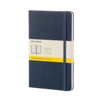 MOLESKINE Classic Notebook L (13x21 cm), squared, hard cover, sapphire blue, 240 pages, blue