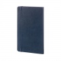 Notes MOLESKINE Classic L (13x21cm) w kratkę, twarda oprawa, sapphire blue, 240 stron, niebieski, Notatniki, Zeszyty i bloki