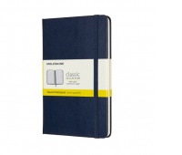 MOLESKINE Classic Notebook M (11.5x18 cm), squared, hard cover, sapphire blue, 208 pages, blue