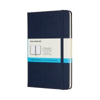 MOLESKINE Classic Notebook M (11.5x18 cm), dotted, hard cover, sapphire blue, 208 pages, blue