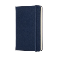 Notes MOLESKINE Classic P (9x14 cm) gładki, twarda oprawa,sapphire blue, 192 strony, niebieski, Notatniki, Zeszyty i bloki