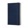 MOLESKINE Classic Notebook P (9x14 cm), ruled, hard cover, sapphire blue, 192 pages, blue