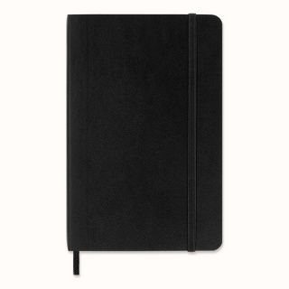 Notes MOLESKINE Classic P (9x14cm) gładki, miękka oprawa, 192 strony, czarny, Notatniki, Zeszyty i bloki