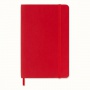Notes MOLESKINE Classic P (9x14cm) gładki, miękka oprawa, 192 strony, czerwony, Notatniki, Zeszyty i bloki
