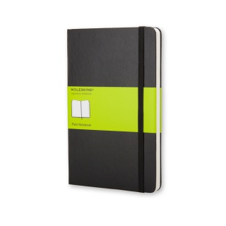 Notes MOLESKINE Classic P (9x14cm) gładki, twarda oprawa, 192 strony, czarny, Notatniki, Zeszyty i bloki