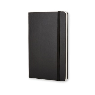 Notes MOLESKINE Classic P (9x14cm) gładki, twarda oprawa, 192 strony, czarny, Notatniki, Zeszyty i bloki