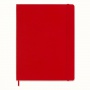 MOLESKINE Classic Notebook XL (19x25 cm), plain, hard cover, 192 pages, red