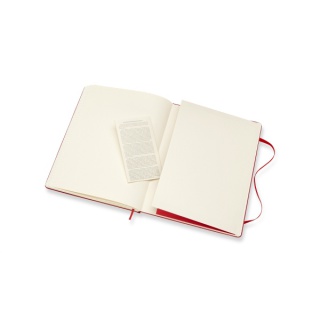 Notes MOLESKINE Classic XL (19x25 cm) w linie, twarda oprawa, 192 strony, czerwony, Notatniki, Zeszyty i bloki