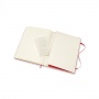 MOLESKINE Classic Notebook XL (19x25 cm), ruled, hard cover, 192 pages, red