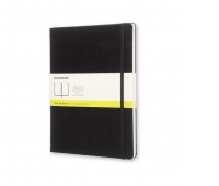 MOLESKINE Classic Notebook XL (19x25 cm), plain, hard cover, 192 pages, black