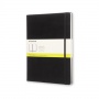 MOLESKINE Classic Notebook XL (19x25 cm), plain, hard cover, 192 pages, black