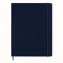 MOLESKINE Classic Notebook XL (19x25 cm), plain, hard cover, sapphire blue, 192 pages, blue