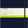 Notes MOLESKINE Classic XL (19x25cm) gładki, twarda oprawa, sapphire blue, 192 strony, niebieski, Notatniki, Zeszyty i bloki