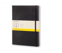 MOLESKINE Classic Notebook XL (19x25 cm), squared, hard cover, 192 pages, black