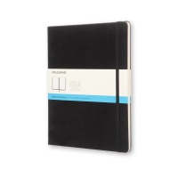 Notes MOLESKINE Classic XL (19x25cm) w kropki, twarda oprawa, 192 strony, czarny, Notatniki, Zeszyty i bloki