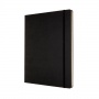 Notes MOLESKINE Classic XXL (21,6x27,9 cm) w kropki, twarda oprawa, 192 strony, czarny, Notatniki, Zeszyty i bloki