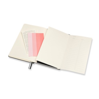 Notes MOLESKINE L (13x21cm) Art Bullet w kropki, twarda oprawa, 160 stron, czarny, Notatniki, Zeszyty i bloki
