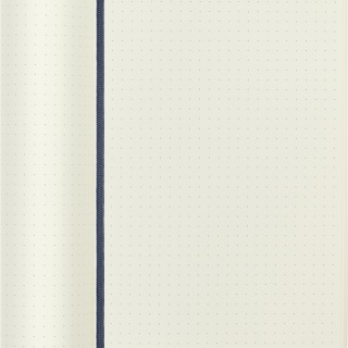 Notes MOLESKINE L (13x21cm) w kropki, miękka oprawa, sapphire blue, 192 strony, niebieski, Notatniki, Zeszyty i bloki