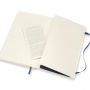 MOLESKINE Classic Notebook L (13x21 cm), dotted, soft cover, sapphire blue, 192 pages, blue