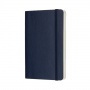 MOLESKINE Classic Notebook (9x14 cm), plain, soft cover, sapphire blue, 192 pages, blue