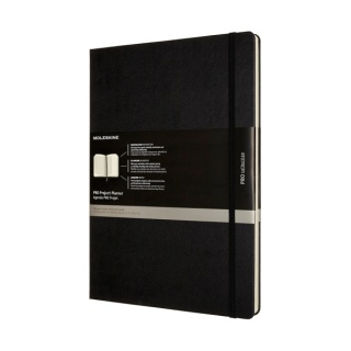 Notes MOLESKINE PRO Project Planner A4 twarda oprawa, czarny, Notatniki, Zeszyty i bloki