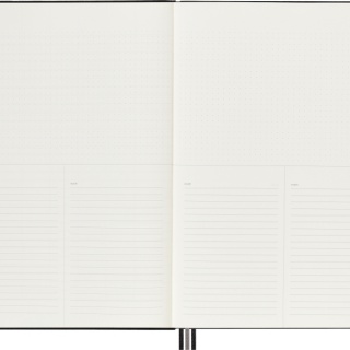 Notes MOLESKINE PRO Project Planner A4 twarda oprawa, czarny, Notatniki, Zeszyty i bloki