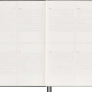 Notes MOLESKINE PRO Project Planner A4 twarda oprawa, czarny, Notatniki, Zeszyty i bloki