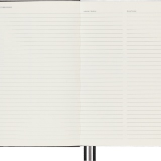 Notes MOLESKINE PRO Project Planner L (13x21 cm) twarda oprawa, czarny, Notatniki, Zeszyty i bloki