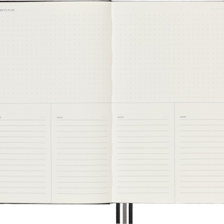 Notes MOLESKINE PRO Project Planner L (13x21 cm) twarda oprawa, czarny, Notatniki, Zeszyty i bloki