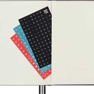 Notes MOLESKINE PRO Project Planner L (13x21 cm) twarda oprawa, czarny, Notatniki, Zeszyty i bloki