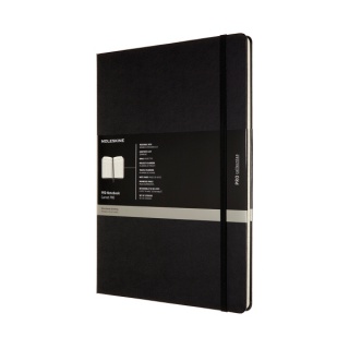 Notes MOLESKINE PROFESSIONAL A4 (21x29,7 cm), twarda oprawa, 192 strony, czarny, Notatniki, Zeszyty i bloki