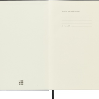 Notes MOLESKINE PROFESSIONAL L (13x21 cm), twarda oprawa, 240 stron, czarny, Notatniki, Zeszyty i bloki