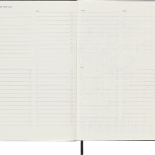 Notes MOLESKINE PROFESSIONAL L (13x21 cm), twarda oprawa, 240 stron, czarny, Notatniki, Zeszyty i bloki