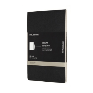 Notes reporterski PRO PAD MOLESKINE L (13x21 cm), 96 stron, czarny, Notatniki, Zeszyty i bloki