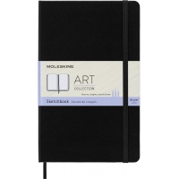 Szkicownik MOLESKINE L (13x21cm), twarda oprawa, 104 strony, czarny, Notatniki, Zeszyty i bloki