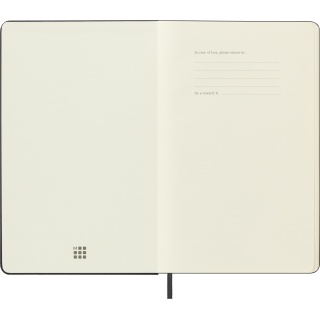 Szkicownik MOLESKINE L (13x21cm), twarda oprawa, 104 strony, czarny, Notatniki, Zeszyty i bloki