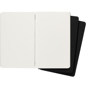Zestaw 3 Zeszytów MOLESKINE Cahier Journals L (13x21cm) gładki, 80 stron, czarny, Notatniki, Zeszyty i bloki