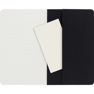 Zestaw 3 Zeszytów MOLESKINE Cahier Journals L (13x21cm) w kratkę, 80 strony, czarny, Notatniki, Zeszyty i bloki