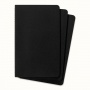 Zestaw 3 Zeszytów MOLESKINE Cahier Journals L (13x21cm) w kropki, 80 stron, czarny, Notatniki, Zeszyty i bloki