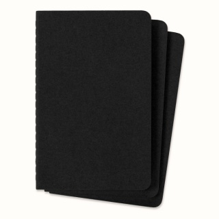 Zestaw 3 Zeszytów MOLESKINE Cahier Journals P (9x14cm) w kropki, 64 strony, czarny, Notatniki, Zeszyty i bloki