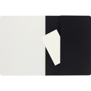 Zestaw 3 Zeszytów MOLESKINE Cahier Journals XL (19x25cm) w kratkę, 120 stron, czarny, Notatniki, Zeszyty i bloki
