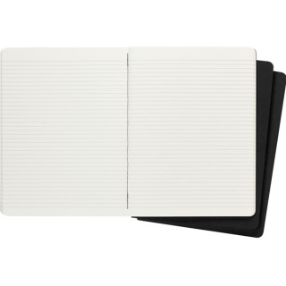 Zestaw 3 Zeszytów MOLESKINE Cahier Journals XL (19x25cm) w linie, 120 stron, czarny, Notatniki, Zeszyty i bloki