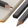 Zestaw MOLESKINE 3 ołówków z drzewa cedrowego 2 x 2B + 1 x HB, Ołówki, Artykuły do pisania i korygowania