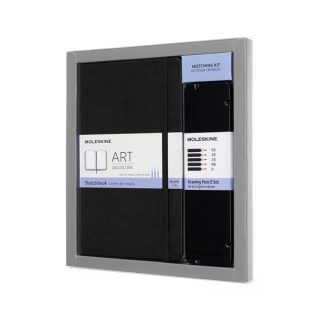 Zestaw MOLESKINE Sketchbook L + zestaw ołówków, Notatniki, Zeszyty i bloki