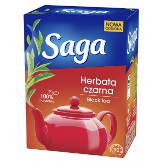 Herbata SAGA, ekspresowa, 90 torebek, Herbaty, Artykuły spożywcze