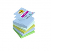 Bloczek samoprzylepny POST-IT® Super sticky Z-Notes (R330-5SS-OAS), 76x76mm, 5x90 kart., Bloczki samoprzylepne, Papier i etykiety
